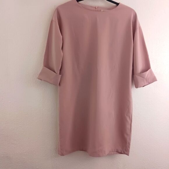 othermix Dresses & Skirts - Othermix pale pink 3/4 sleeve dress size S